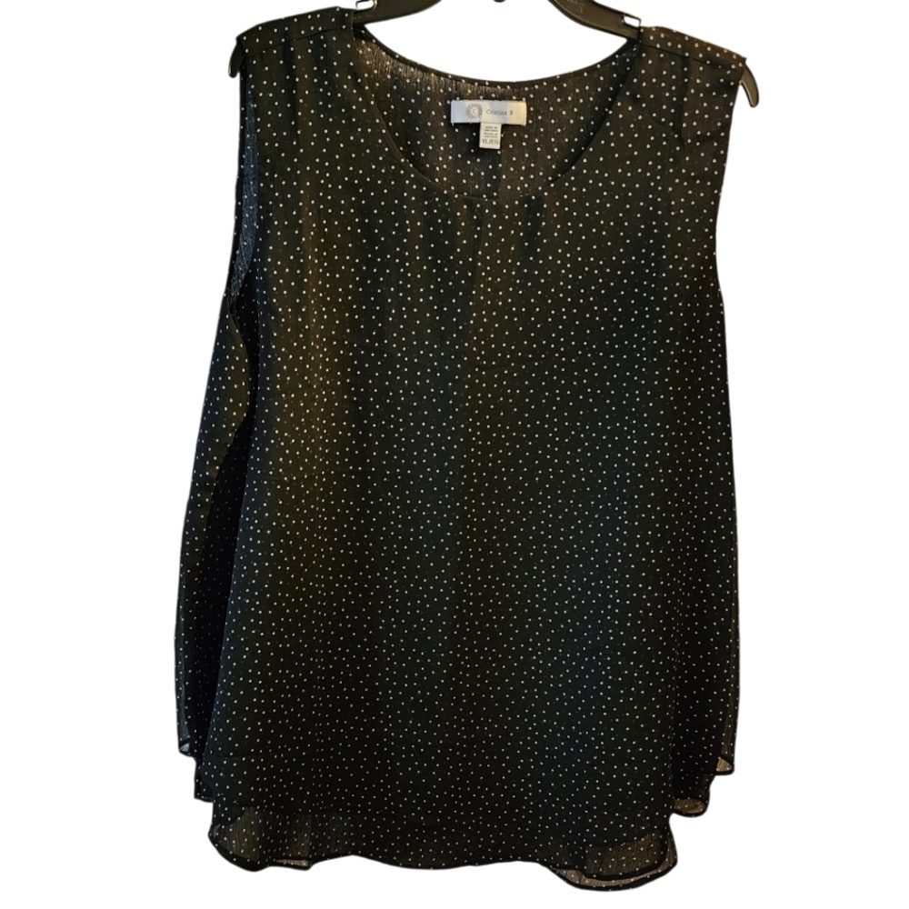 Cristina B Sleeveless Blouse Size Extra Large
